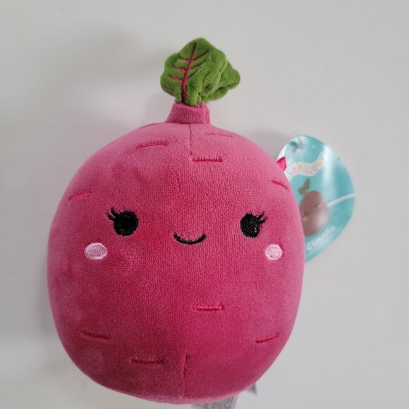 Claudia beet Squishmallow 5", densely stuffed and even, brand new - Picture 4 of 9